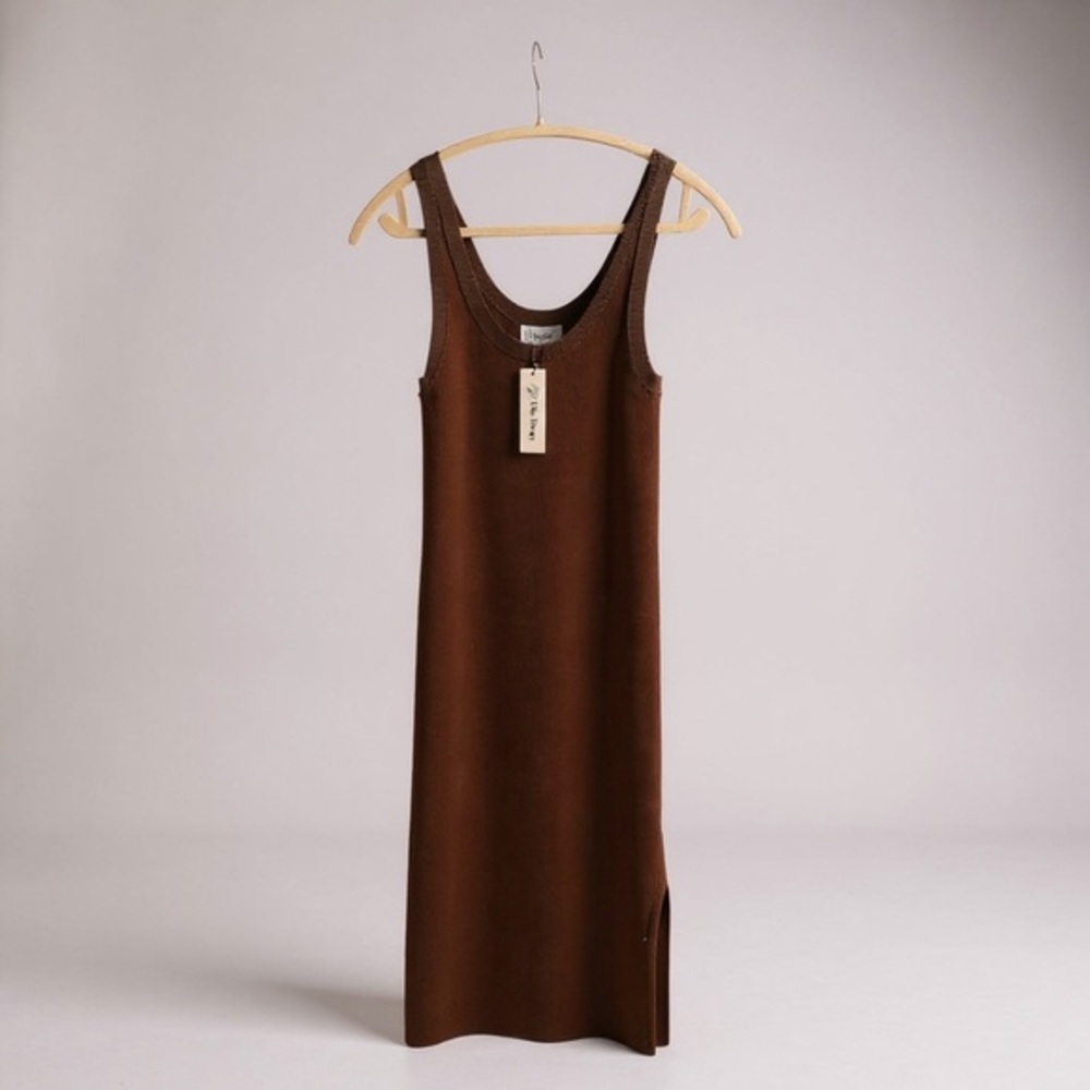 Elegant Chocolate Brown Dress